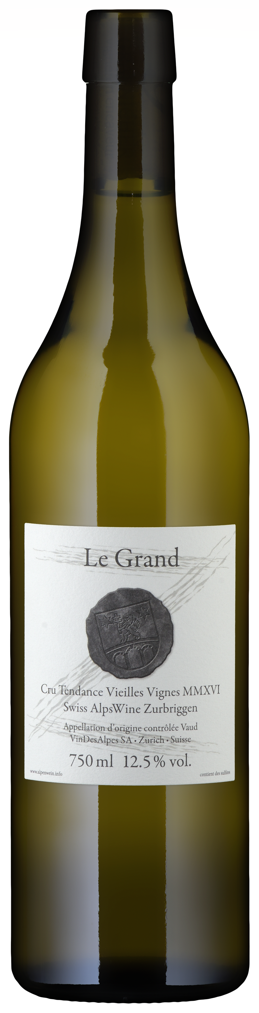 Le Grand Tendance 750ml Vieilles Vignes Swiss AlpsWine Mont-sur-Rolle Grand Cru